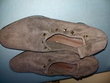 Ladies  Brown Suede effect Block Heel Trouser Shoes Size 38 (5) 