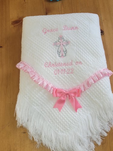 Babys shawl white - shawl,