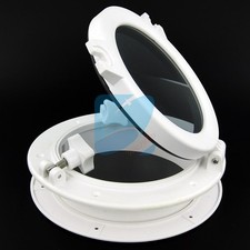 SEAFLO 8'' Marine Porthole Window Boat Portlights Hatch for Yacht RV Round