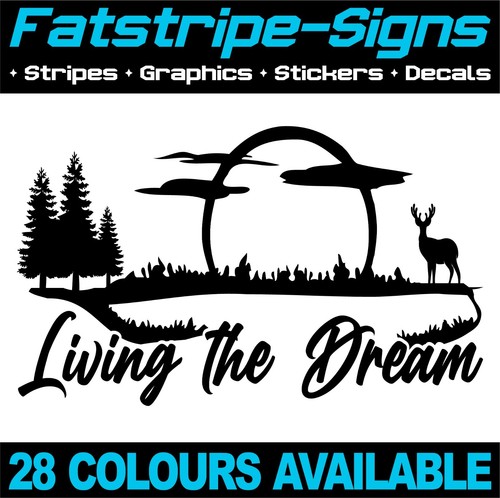 Living the dream stickers - living,
