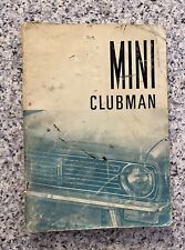 Classic Mini Clubman Handbook