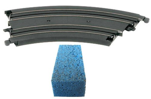 Track cleaner rubber rail - track,