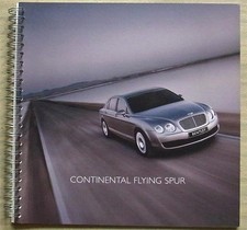 BENTLEY Continental Flying Spur Car Driving Event Venice Sales Brochure c2006