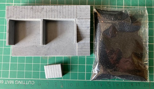 Gauge resin cast coal - cast,