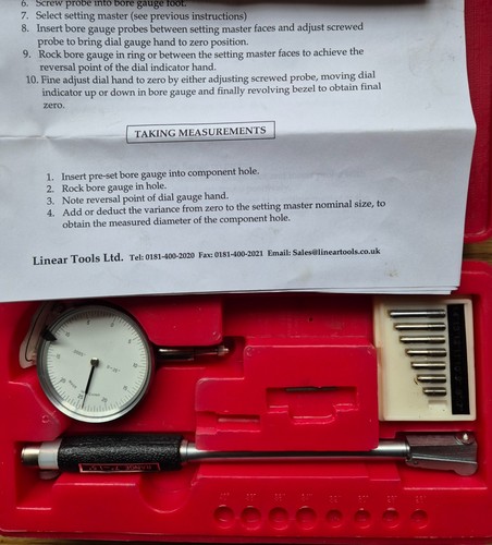 Bore gauge for - , tubes