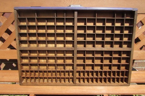 Vintage wooden printers - vintage,