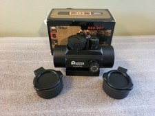 Paike 1X40 Red Dot Sight Red Green Dot Illuminated, 11mm/20mm Rail