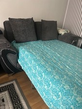 Grey Corner Sofa + Grey Sofa