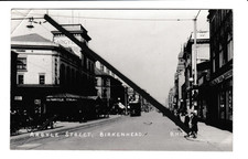 BH12 PHOTO POSTCARD - ARGYLE STREET,  ( INCL THEATRE ) BIRKENHEAD - CHESHIRE