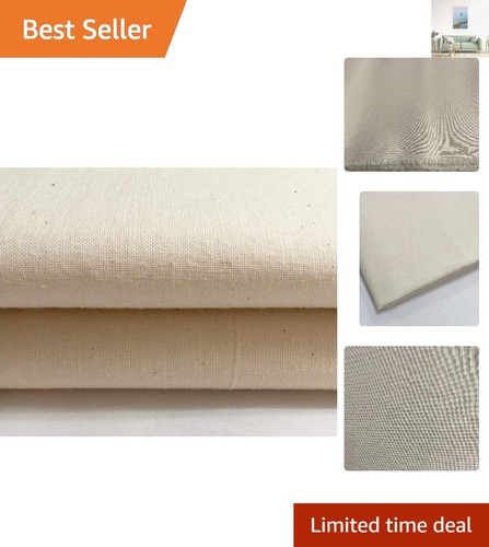 Luxurious natural cream calico - natural,