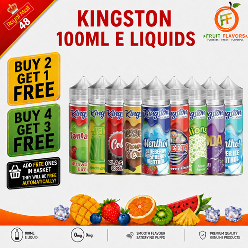 Kingston 100ml eliquid vape - eliquid,