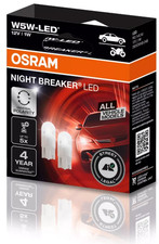 OSRAM Night Breaker LED W5W 5700K (Twin) Sidelight Bulbs