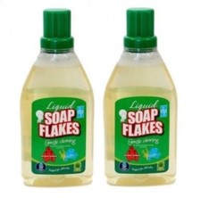 2 x Dri-Pak Liquid Soap Flakes 750ml Pure Soap with No Added Perfumes Fragrances