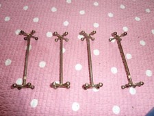 ANTIQUE VICTORIAN/SILVER? SILVER PLATED KNIFE RESTS STANDS SET OF 4