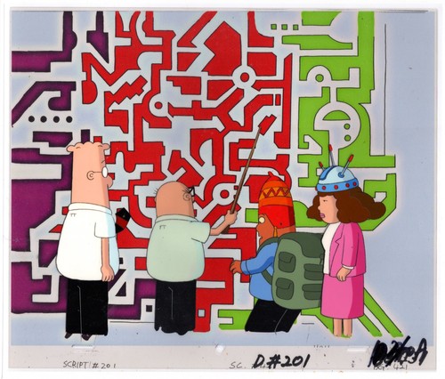 Vintage dilbert wally asok - wally,asok, &