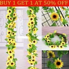 8ft Fake Artificial Sunflower