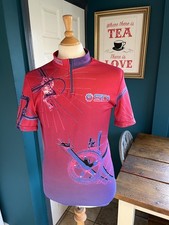 Sidi Vintage Retro Cycling Jersey - Size Large Shimano 600 Tricolour Print - VGC