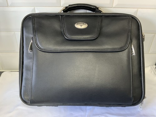 Antler black briefcase - black,