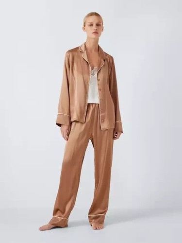 John lewis piped silk pyjama - piped,