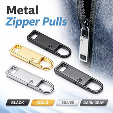 2x Zipper Puller Repair Metal