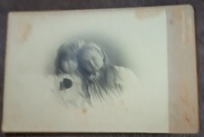 Cabinet Card Photograph 2 children photographer Mason Cambridge Studio