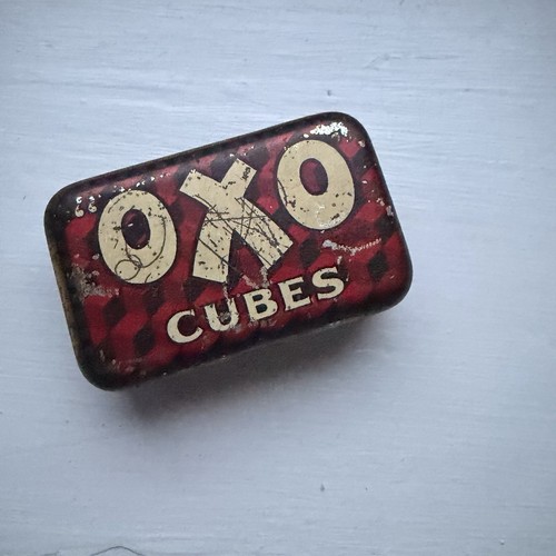 Oxo vintage cube - vintage, tin