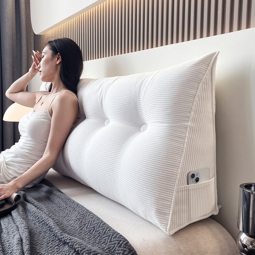 Triangular wedge lumbar pillow - triangular,