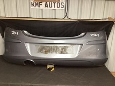 VAUXHALL CORSA D  /Z163 /Silver Rear Bumper /3 or 5 doors