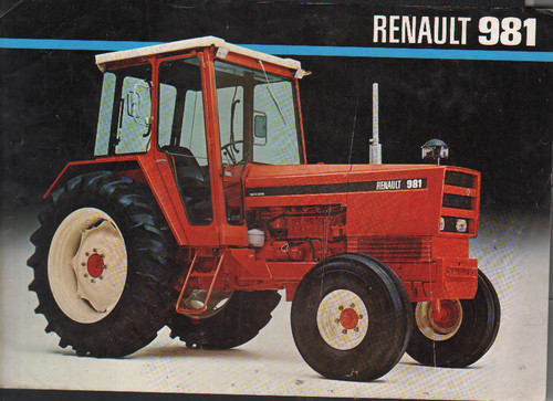 Renault 981 tractor brochure - renault,