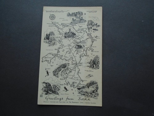 Sark drawing a map - ,