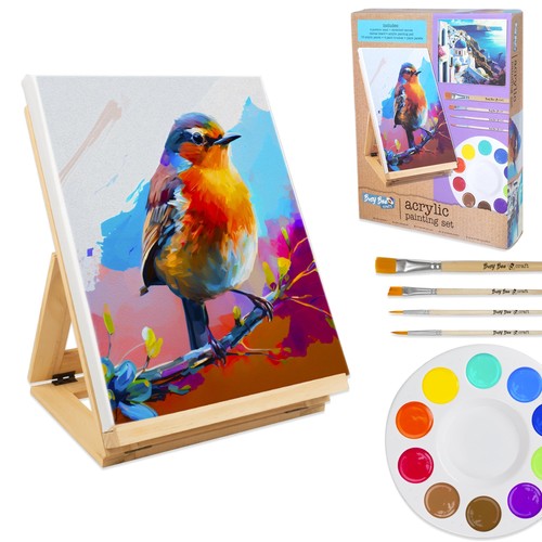 Abeec acrylic painting set - acrylic,