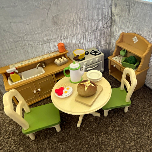 Sylvanian families kitchen - sylvanian,