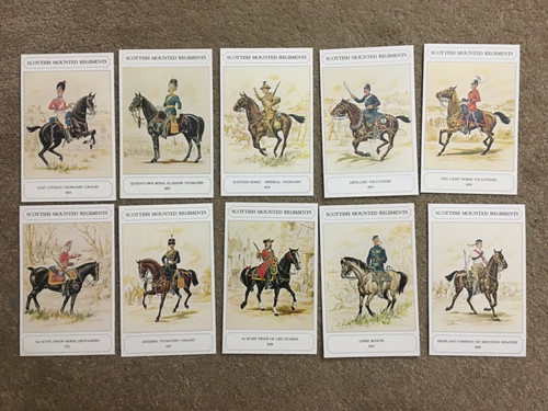 Military postcards scottish - military, postcards: