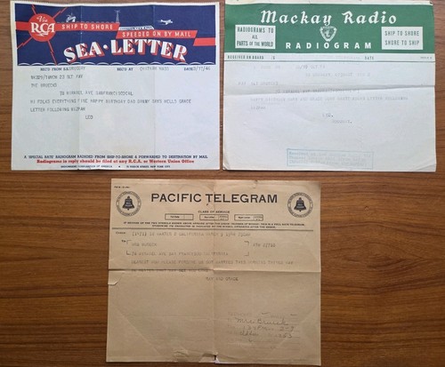 Telegrams rca ship - ship, to