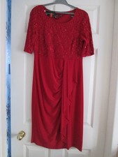 Ladies Red dress David Emanuel