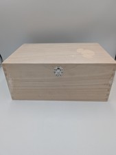Plain Wooden Keepsake Box 30x20x13 cm  Decorate Craft. SMALL MARK IN WOOD