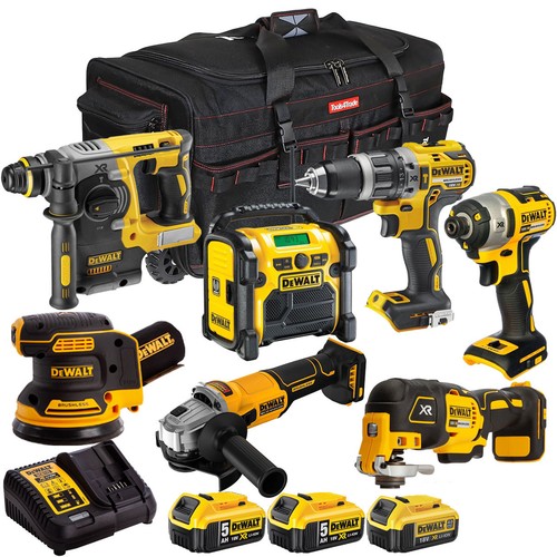 Dewalt 18v piece combo - 18v, 7