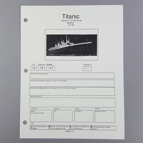 Titanic vfx shot breakdown - titanic,