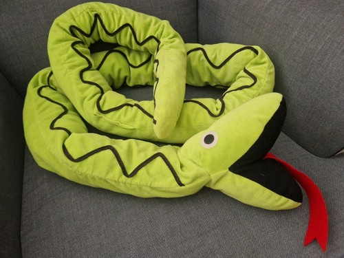 Ikea green snake vintage - green,