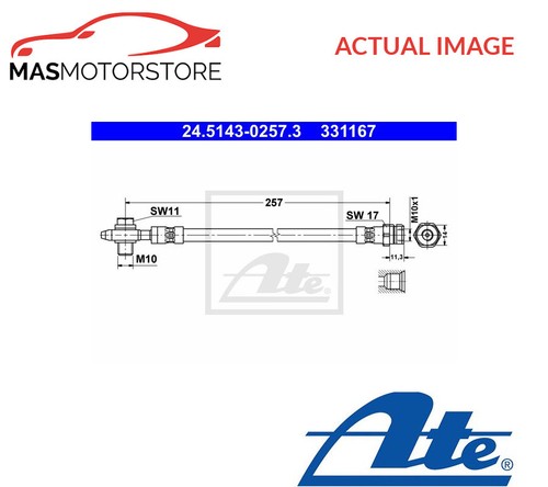 Brake hose line pipe - pipe, rear