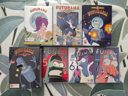 Futurama dvds seasons 7 - 1,