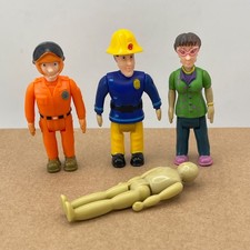 Fireman Sam Figures Set Pilot Tom Dylis Price Combi P&P #P