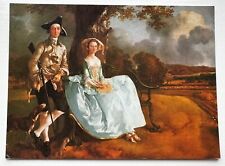 Mr & Mrs Andrews Oil Canvas by Thomas Gainsborough, Colour Image Athena Postcard