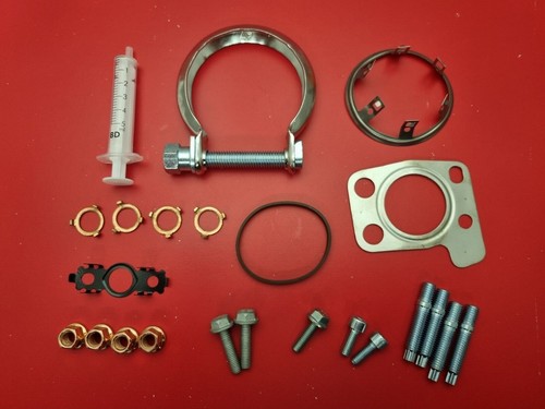 Turbocharger mounting kit for - turbocharger,
