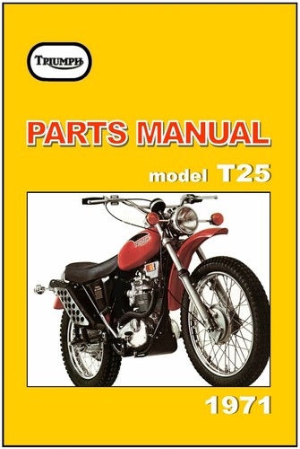 Triumph parts manual t25 - triumph,