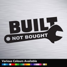 Built Not Bought Funny Vinyl