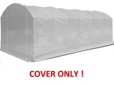 Spare Cover; 3 Sizes High Side Polytunnel Greenhouse Pollytunnel Poly Tunnel