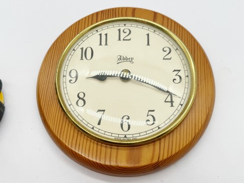 Vintage abbey wall clock made - abbey,