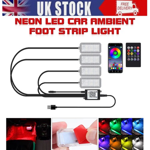 Car interior footwell led - interior,