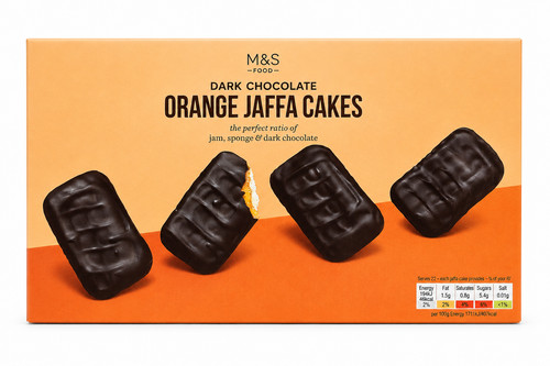 Dark chocolate orange - m&s,